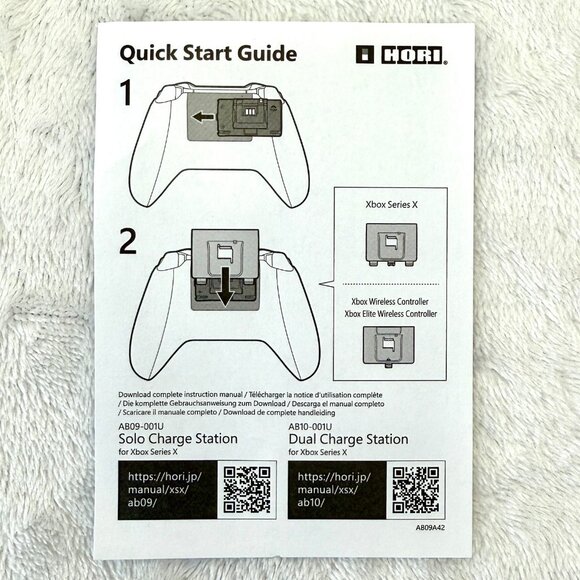 HORI XBOX One/Series X Dual Charge Station for Wireless Controllers AB10--001U - Picture 8 of 10